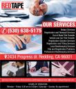 Vehicle and Car Title Transfer Redding | Red Tape logo